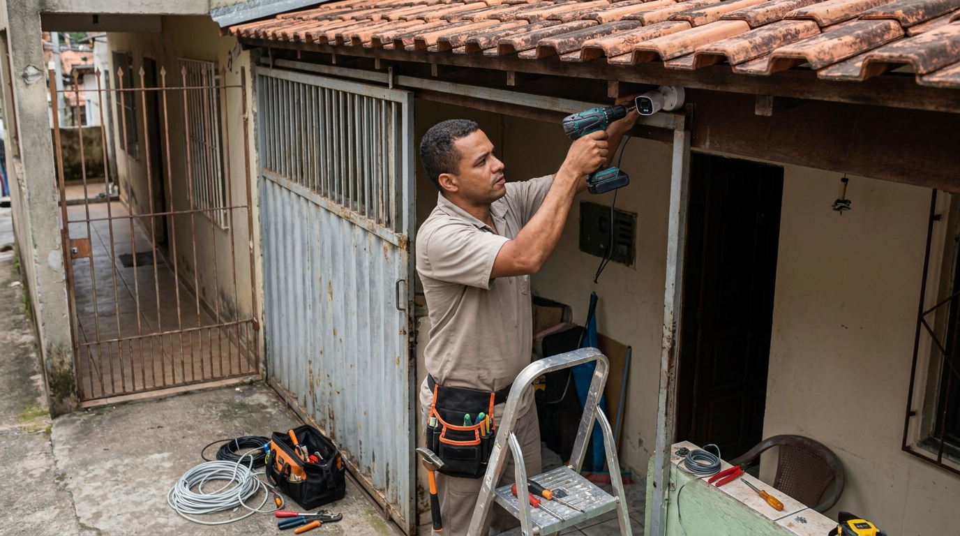 Instalacao de cameras de seguranca em Uberaba‑MG