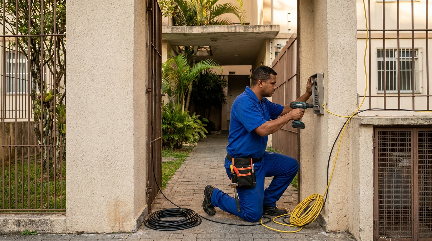 Instalacao de interfone profissional em Uberaba‑MG