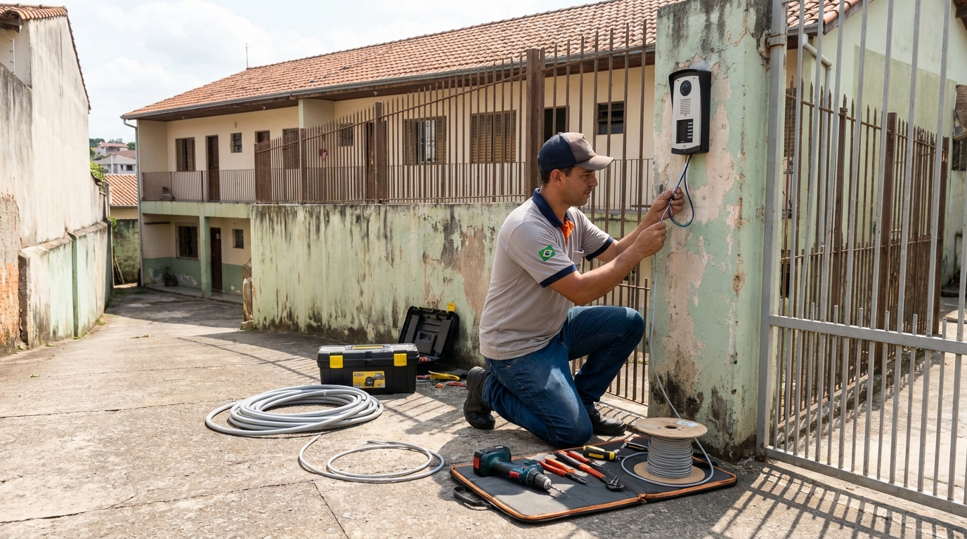 Instalacao de interfone residencial em Uberaba‑MG