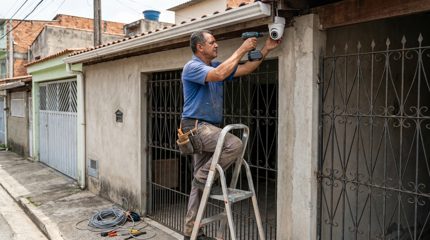 Instalacao de sistema de monitoramento em Uberaba‑MG