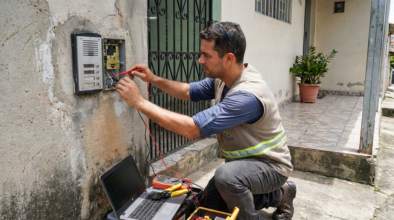 Reparo de interfone em Uberaba‑MG