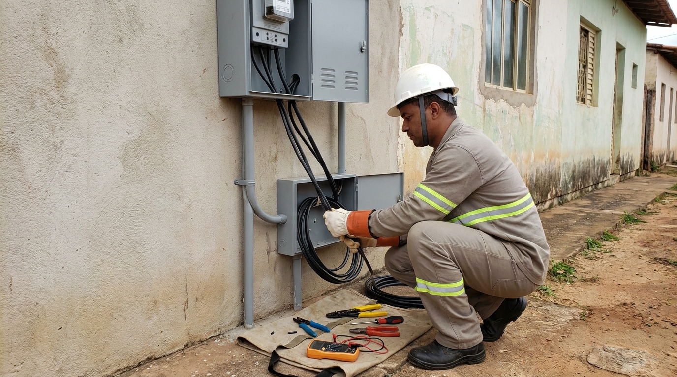 Troca de padrao de energia em Uberaba‑MG